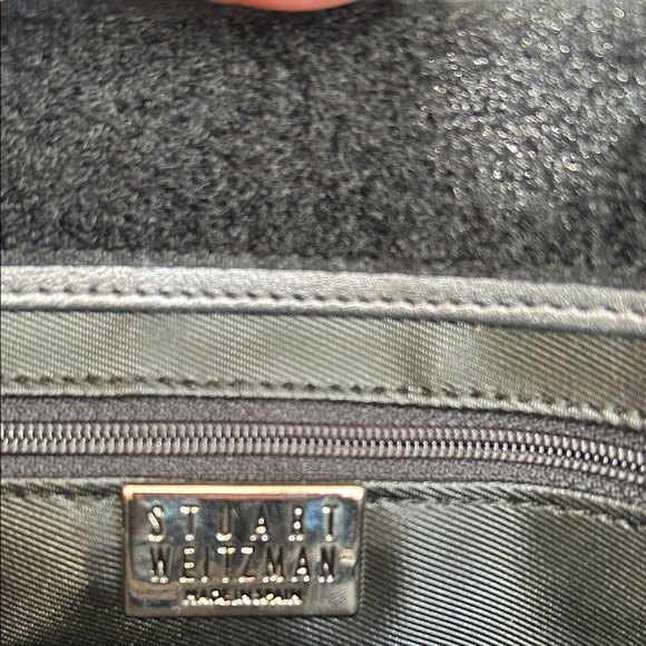 Stuart Weitzman 🩶 Silver Textured Tote Bag ( EUC) - Picture 6 of 11